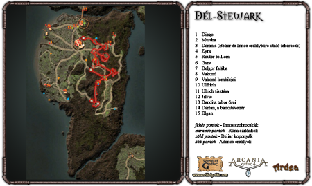 Dél-Stewark térképe
